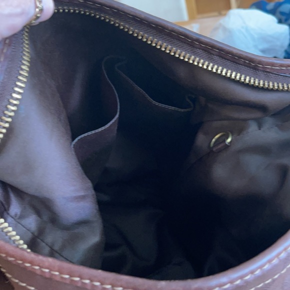 COACH canvas/leather shoulder/crossbody purse - Picture 8 of 11